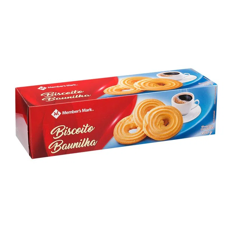 Biscoito de Baunilha Member's Mark Pacote 400g 